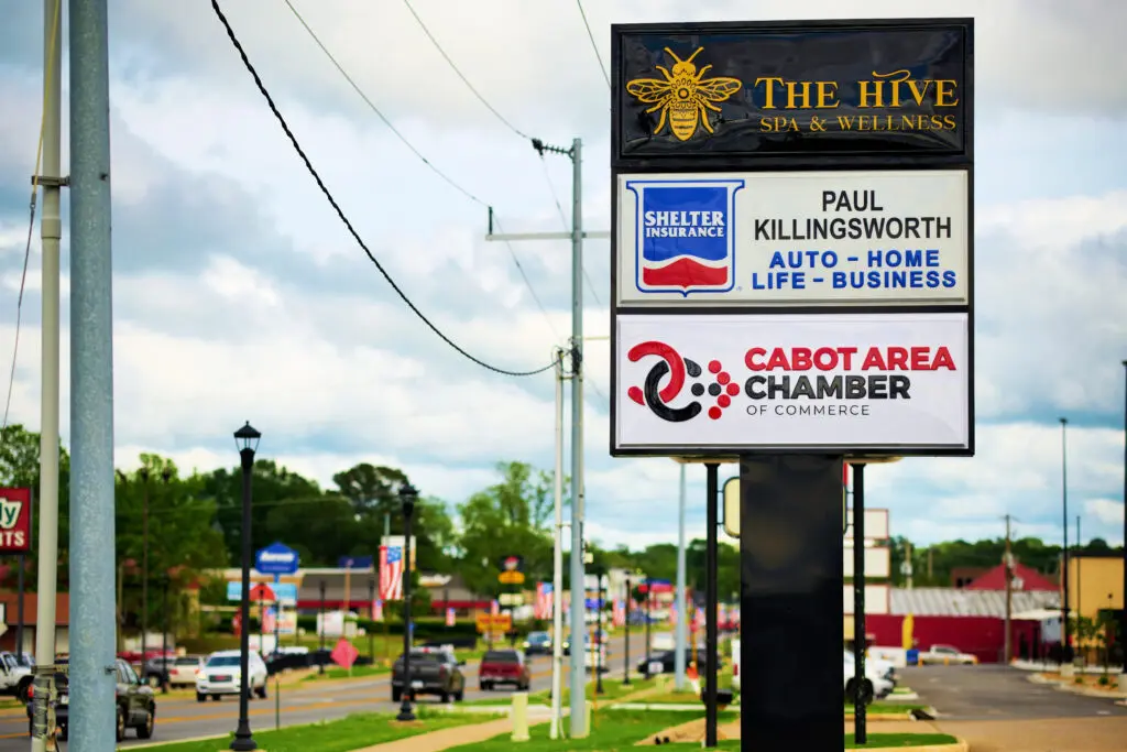 Street in Cabot Arkansas