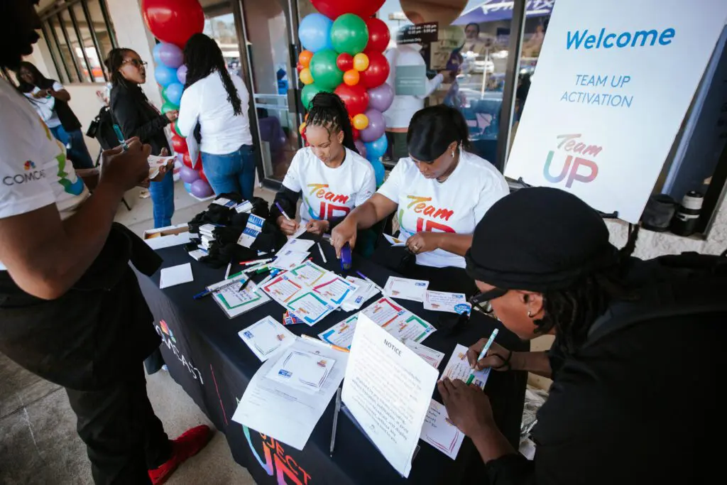 Team Up volunteers write heartfelt letters to active military members.