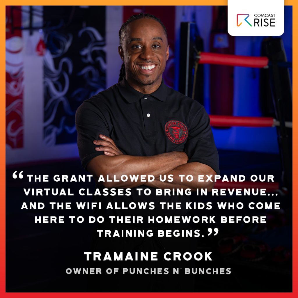 Tramaine Crook, former Comcast RISE recipient quote