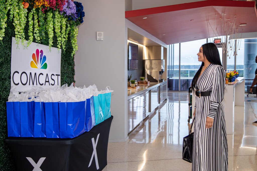 Members of Atlanta's multicultural press and influencer community gather at Comcast's Central Division for Champions of Change.