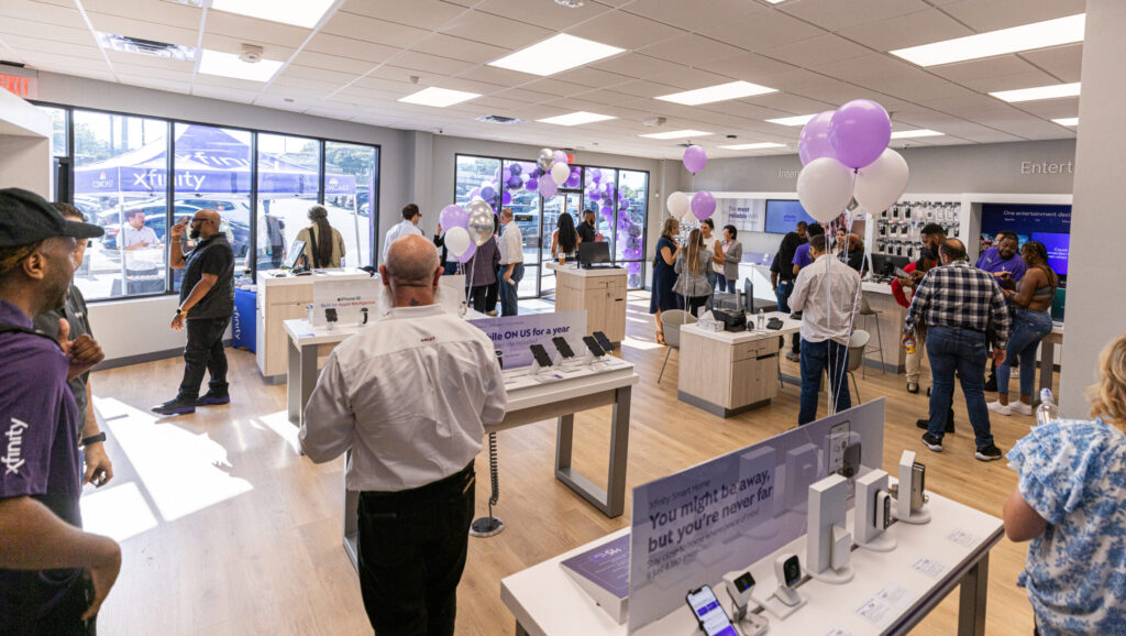 Comcast celebrates the grand opening of their first Tucker, Georgia Xfinity retail store open for both Xfinity and Comcast Business customers.